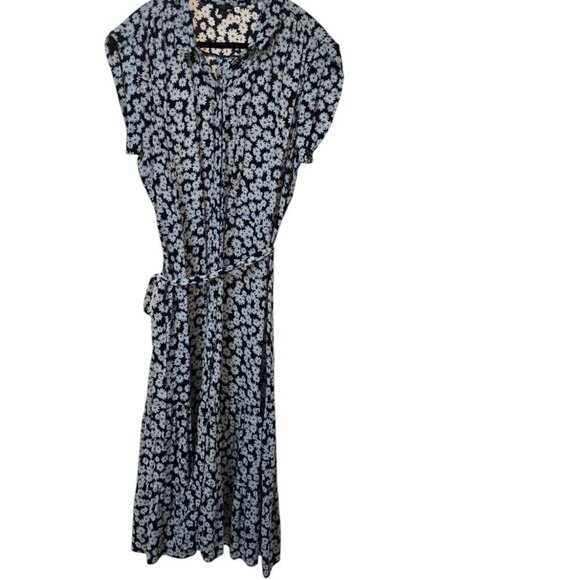 Ann Taylor Factory Petite Daisy Print Maxi Dress - Picture 1 of 6